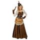 "STEAMPUNK" (dress, belt, mini hat) - (L)