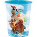 Creative Converting Treasure Island Pirate Plastic Disposable Every Day Cup in Blue/Brown/Yellow | Wayfair DTC340204TUMB
