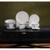 Mikasa Italian Countryside 40-Piece Dinnerware Set, Service for 8 Porcelain/Ceramic in White | Wayfair 5223385