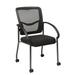 Symple Stuff Pehrson 24.5" W Fabric Seat Waiting Room Chair w/ Metal Frame Metal in Brown | 37.75 H x 24.5 W x 23.25 D in | Wayfair