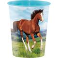 Creative Converting Wild Horse Plastic Disposable Every Day Cup in Blue/Brown/Green | Wayfair DTC340471TUMB