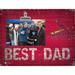 St. Louis Cardinals 8'' x 10.5'' Best Dad Clip Frame