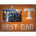 Tennessee Volunteers 8'' x 10.5'' Best Dad Clip Frame