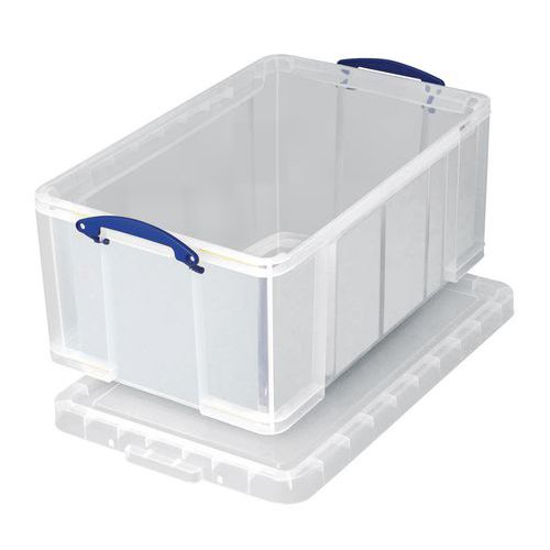 Bac De Rangement Plastique + Couvercle 18l T Ransparent - Really Useful Products