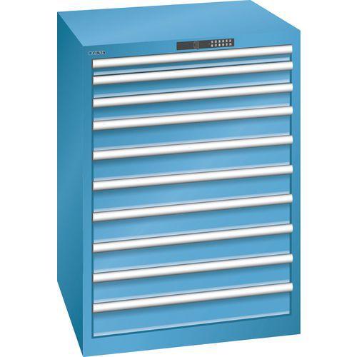 Armoire 10 Tiroirs Charge200kg Lxp:717x725mm A Code - Lista