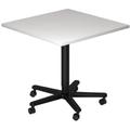 Table À Pied Télescopique Rectangulaire Noir - Hammerbacher