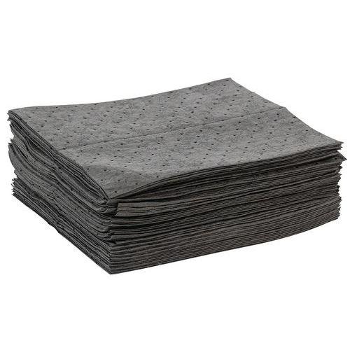 absorbant universel feuilles x200 gris - manutan expert