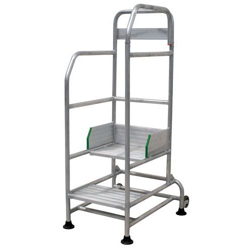 Marchepied Palco Avec Garde-corps Frontal Et Latéral - 2 Marches - Facal