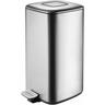 poubelle regent step bin 20l inox mat - eko