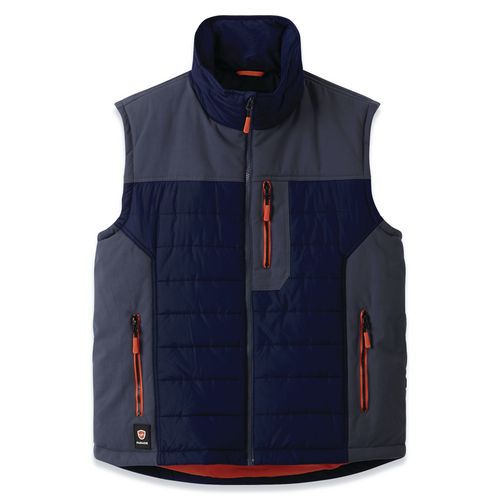 Doudoune Sans Manche De Travail Homme Ogussa S Bleu Foncé - Parade