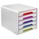 Bloc De Classement 5 Tiroirs Smoove Happy - Multicolore - CEP