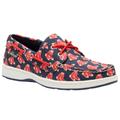 Women's Eastland Navy Boston Red Sox Summer Boat Shoes