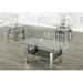 Orren Ellis Odelia 3 Piece Coffee Table Set Wood/Glass in Gray | 17 H x 35 W in | Wayfair EF17AA15A23346CF92F2EB25B70B893C