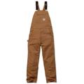 Carhartt Latzhose, braun, Größe 48