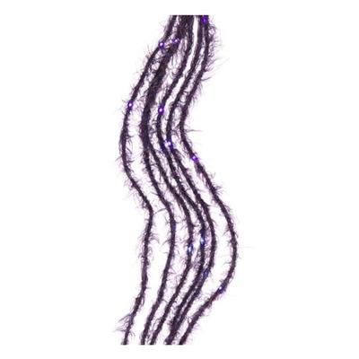 Kurt S. Adler 51245 - 120 Light Fuzzy Rope Purple ...