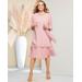 Draper's & Damon's Women's Special Occasion Flirty Jacket Dress - Pink - 3X - Womens