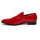 Rosellini Mens Italian Designer Slip On Smart Shoes Genuine Leather Wedding Vintage Men Dress (RED, UK Footwear Size System, Adult, Men, Numeric, Medium, 9)