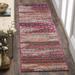 "Monaco Collection 2'-2"" X 4' Rug in Light Blue And Fuchsia - Safavieh MNC243J-24"