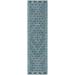 "Courtyard Collection 4' X 5'-7"" Rug in Blue And Beige - Safavieh CY6914-243-4"