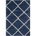 Hudson Shag Collection 8' X 10' Rug in Navy And Ivory - Safavieh SGH281C-8