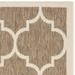 "Courtyard Collection 6'-7"" X 9'-6"" Rug in Navy And Beige - Safavieh CY6914-268-6"