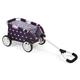 Bayer Chic 2000 660 71 Ziehwagen Skipper, Kleiner Bollerwagen für Teddys und Puppen, Stars lila, 46 x 30 x 29 cm