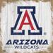 Arizona Wildcats 6'' x Team Logo Block