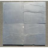 Stone & Tile Shoppe, Inc. 12" x 12" Slate Stone Look Vintage Wall & Floor Tile Slate, Crystal in Black/Gray | 12 H x 12 W x 0.375 D in | Wayfair