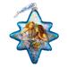 G Debrekht Holiday Splendor Flower Fairies North Star Holiday Shaped Ornament Glass in Blue/Brown | 3.5 H x 1.5 W x 0.5 D in | Wayfair 755-048