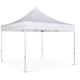 Oviala - Toit de tente pliante 3x3 m 520g/m² - Blanc