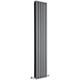 Hudson Reed - Radiateur Design Delta - Vertical Anthracite 160 cm x 35 cm x 5.8 cm 1102 Watts