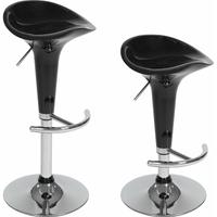 2 bar stools Peter made of plastic - breakfast bar stools, kitchen stools, kitchen bar stools