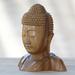 World Menagerie Adelynn Serenity Of Buddha Bust Wood in Brown/Gray | 7.75 H x 7 W x 4.7 D in | Wayfair 9D496716CB644E0D849AC178B1B8F0D1