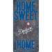 Los Angeles Dodgers 6'' x 12'' Home Sweet Sign