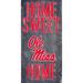 Ole Miss Rebels 6'' x 12'' Home Sweet Sign