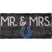 Indianapolis Colts 6'' x 12'' Mr. & Mrs. Sign