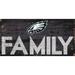 Philadelphia Eagles 6'' x 12'' Family Sign