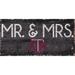 Texas A&M Aggies 6'' x 12'' Mr. & Mrs. Sign