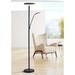 Lite Source Monet Black LED Torchiere Lamp w/ Reading Light