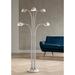 Lite Source Rowley Brushed Nickel 5-Light Metal Floor Lamp