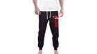 Interstate Apparel Men's Santa Hat HO HO HO V616 Black Fleece Gym Jogger Sweatpants Small Black