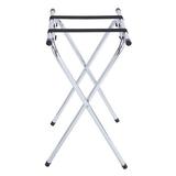 Winco TSY-1A Folding Tray Stand, 31-Inch, Chrome screenshot. Stands & Serving Trays directory of Dinnerware & Serveware.