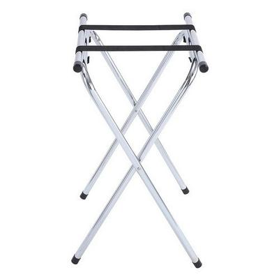 Winco TSY-1A Folding Tray Stand, 31-Inch, Chrome