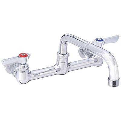 Krowne P Wall Mount Faucet 8" Spout Silver