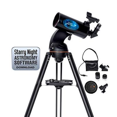 Celestron Astro Fi 102 Wi-Fi Maksutov Wireless Reflecting Telescope, Black (22202)