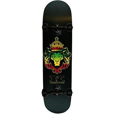 Krown Pro Skateboard Complete 7.75" Judah Rasta Lion