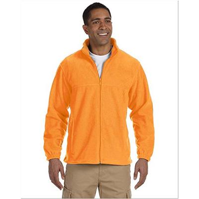 Harriton Mens Full-Zip Fleece (M990) -SAFETY ORA -L