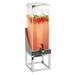 Cal-Mil Ashwood Square 384 Oz. Beverage Dispenser Stainless Steel in Gray | 26 H x 8 W in | Wayfair 3804-3-83