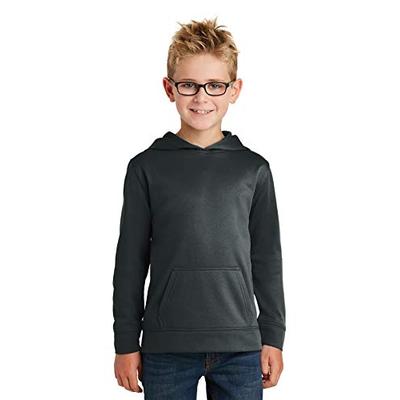 Port & Company 174 Youth Performance Fleece Pullover Hooded Sweatshirt. PC590YH X-Large Jet Black