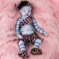 Vollence 20 Inch Sleeping Full Body Silicone Reborn Baby Doll With Pointed Ears,Full Weighted Similar Handmade Real Baby Doll, Hyper Realistic Silicone Baby Doll- Girl